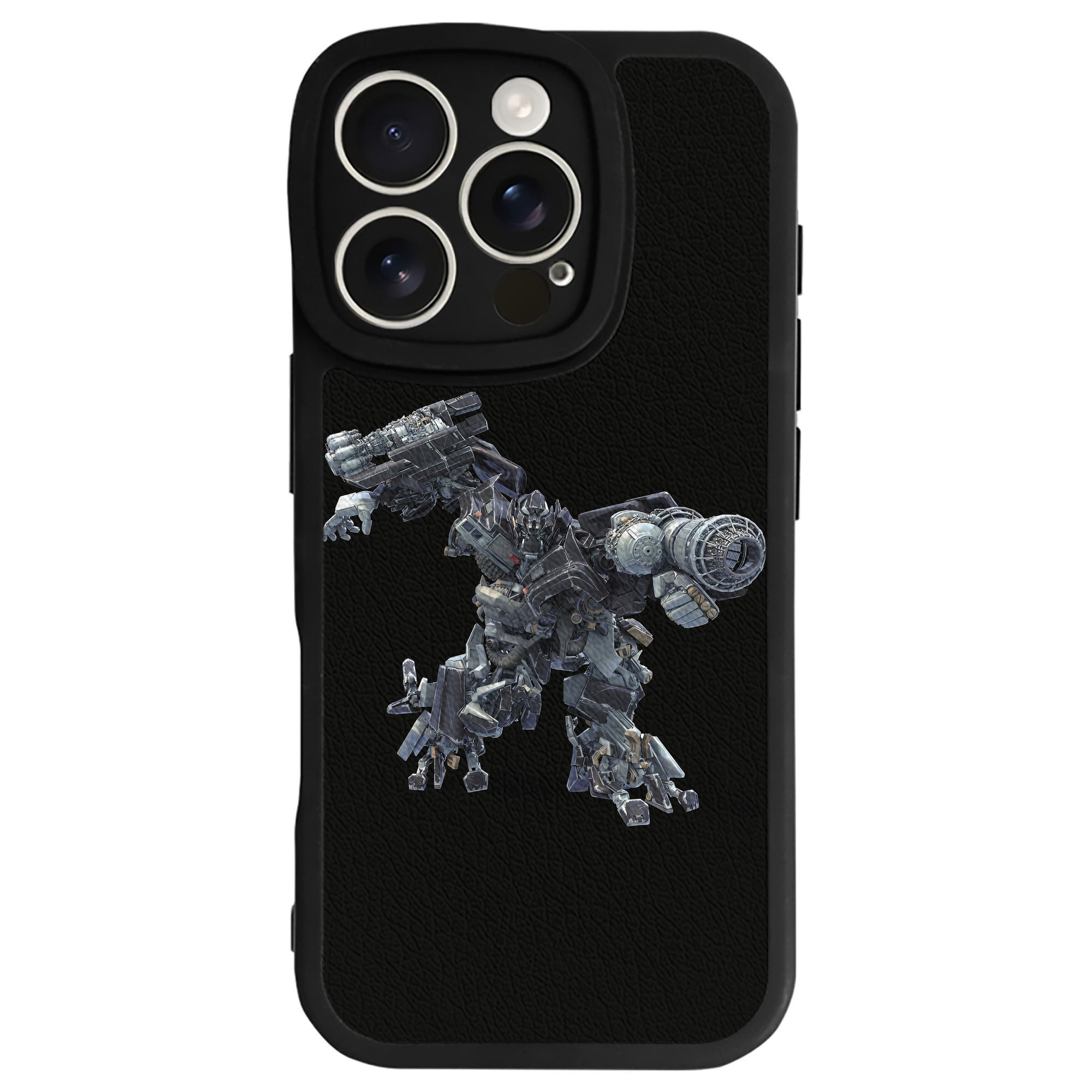 （画像用） Transformers トランスフォーマー 【iPhone 16シリーズ対応】シリコンスマホケース（レザー調） 材質：シリコン